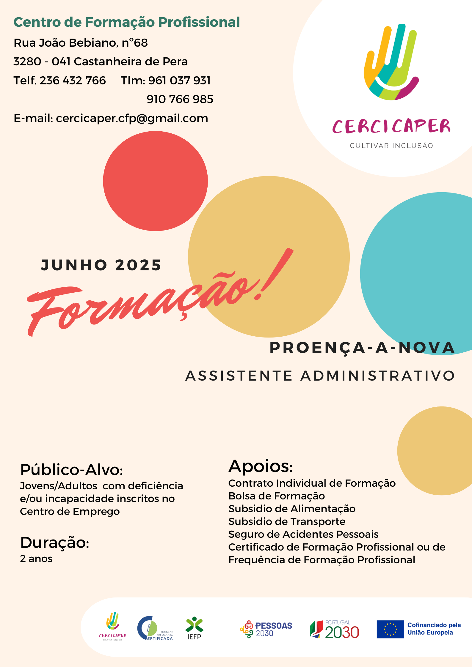 Imagem Formação Profissional para pessoas com deficiência e/ ou incapacidade