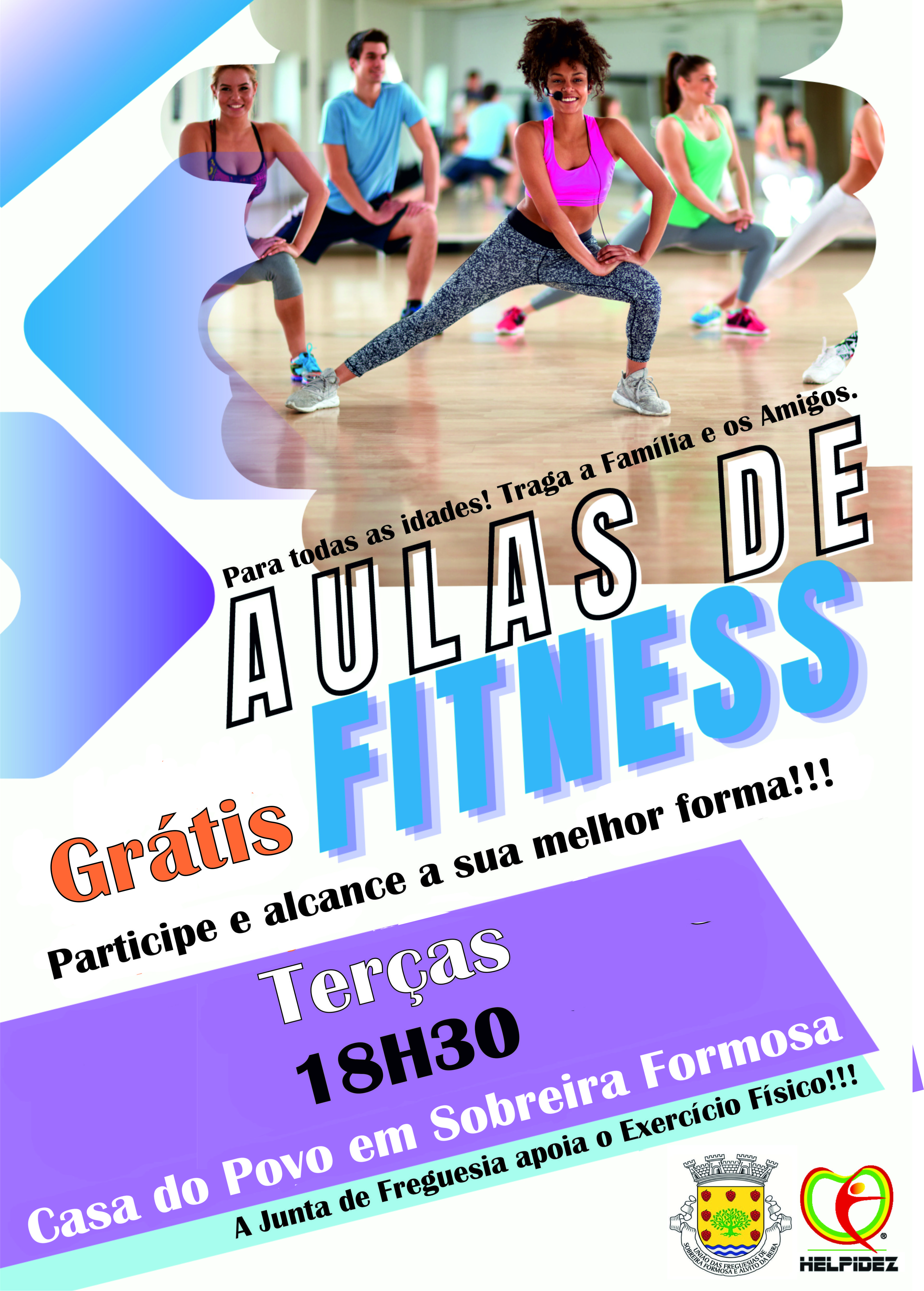Notícia Aulas de fitness gratuitas