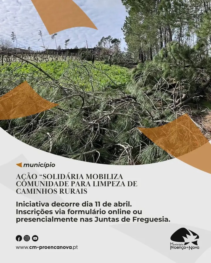 Notícia Ação solidária mobiliza comunidade para limpeza de caminhos rurais