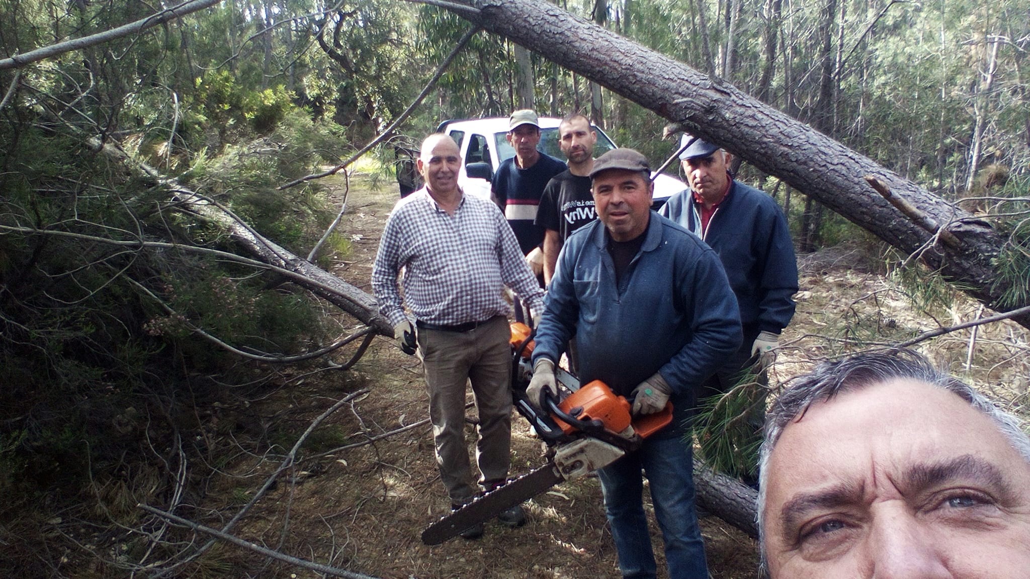 Notícia Ação de limpeza de caminhos rurais na freguesia